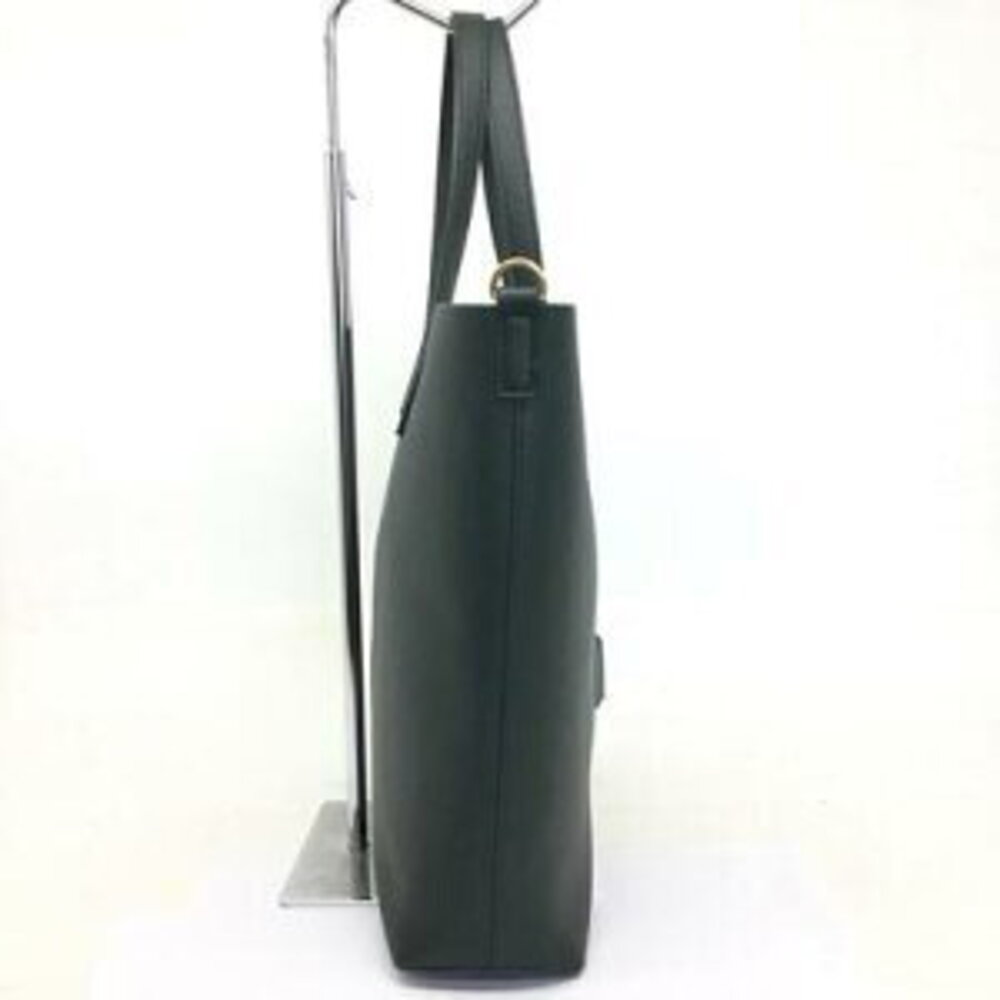 SAINT LAURENT Tote Bag Shoulder Leather Khaki Green - Picture 5 of 15